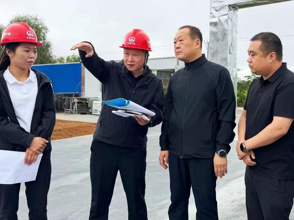 密山市委书记王士强调研中铁环...