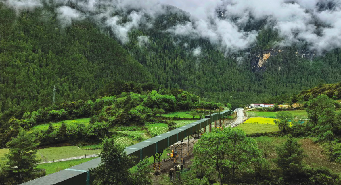 New Plateau Railway Off‑road Belt Conveyor Project