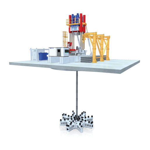 Reverse shaft machine