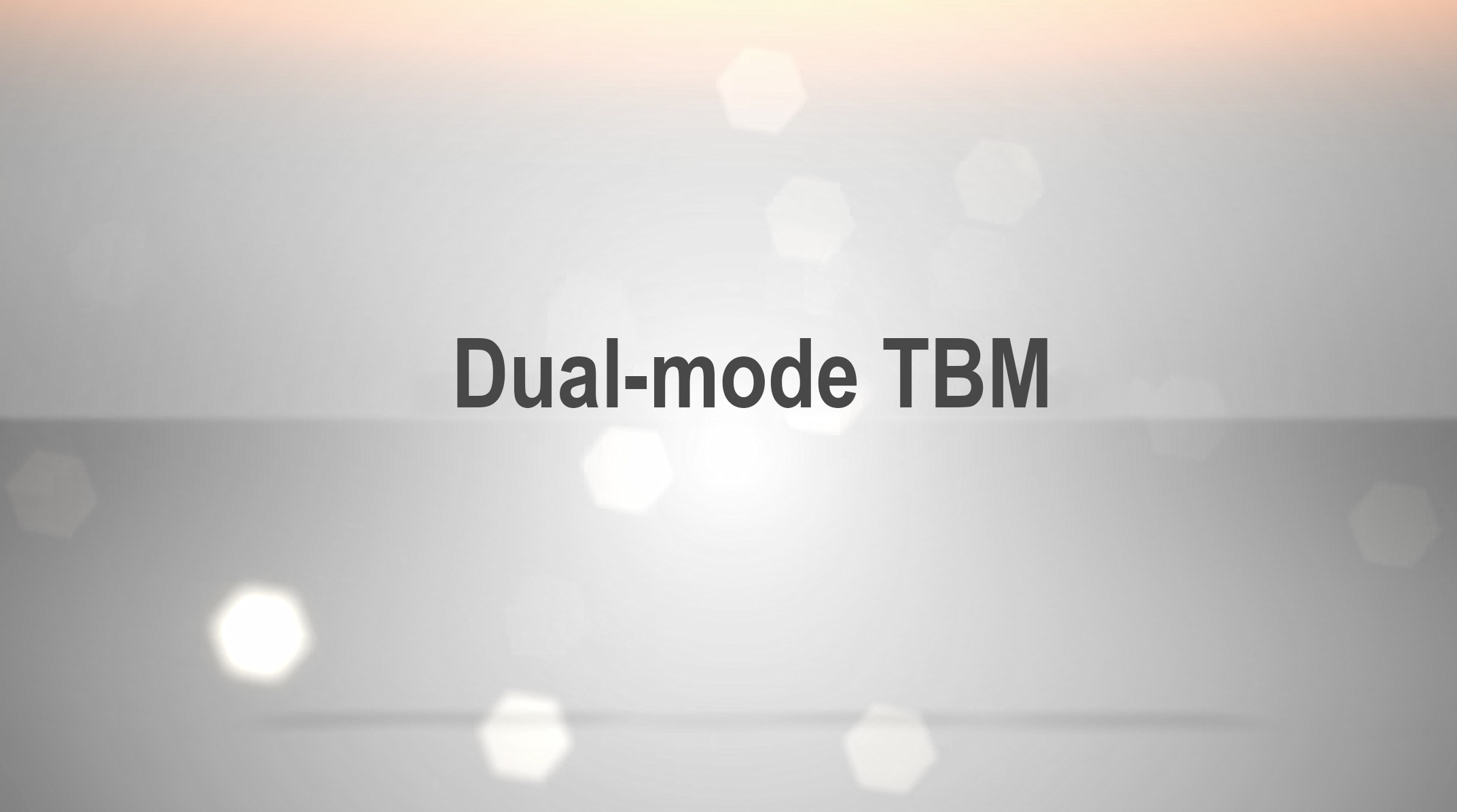Dual-mode TBM