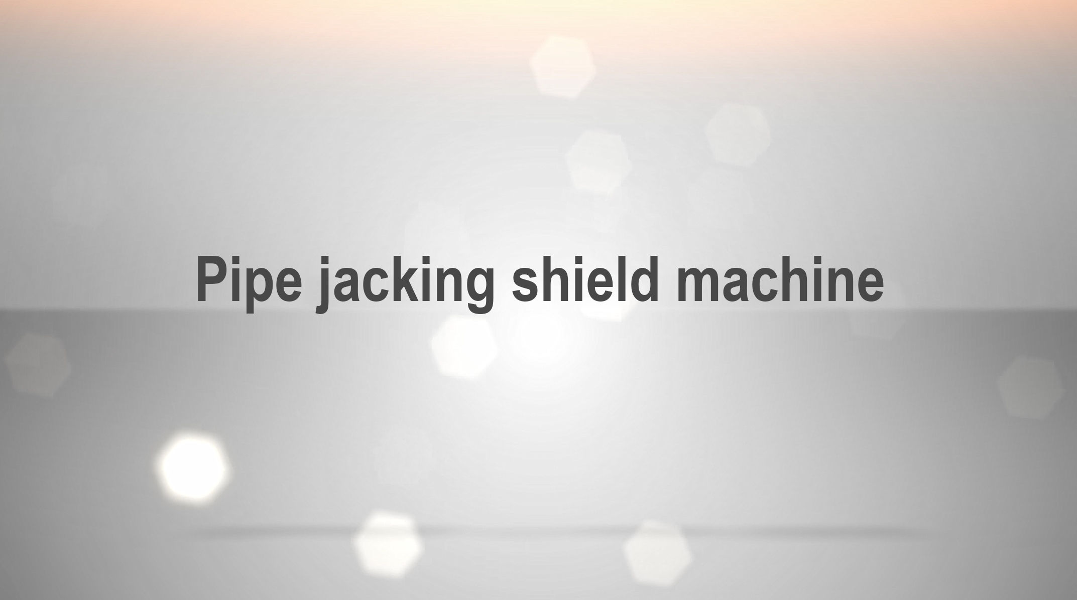 Pipe jacking shield machine