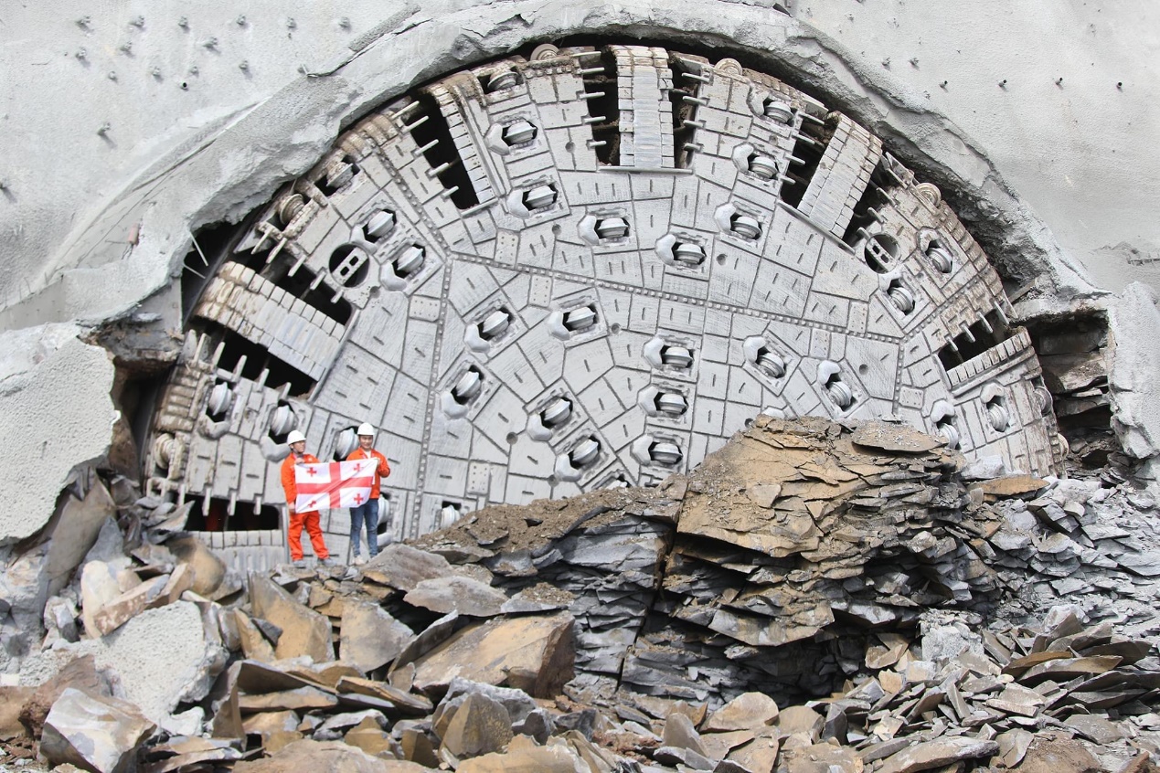 World’s Largest Diameter Hard Rock TBM Breakthrough