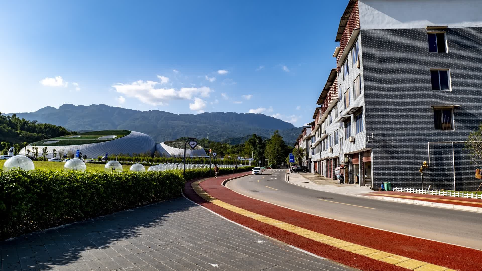 雅安大熊猫生态世界河道景观